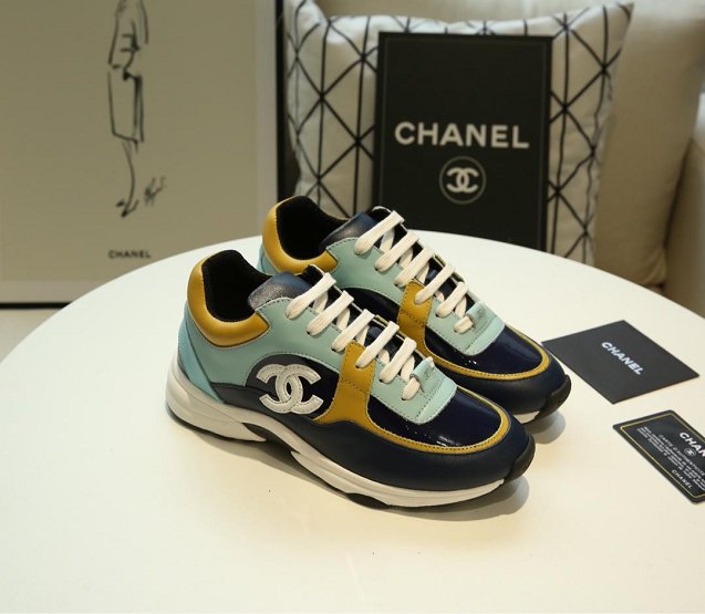 CC original calfskin sneakers G34368 blue