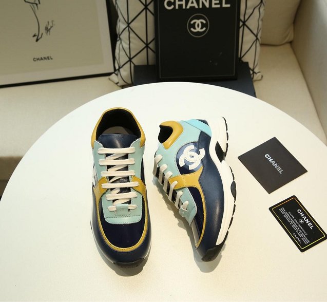 CC original calfskin sneakers G34368 blue