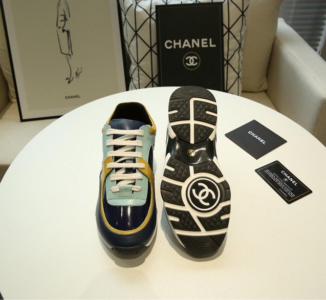 CC original calfskin sneakers G34368 blue