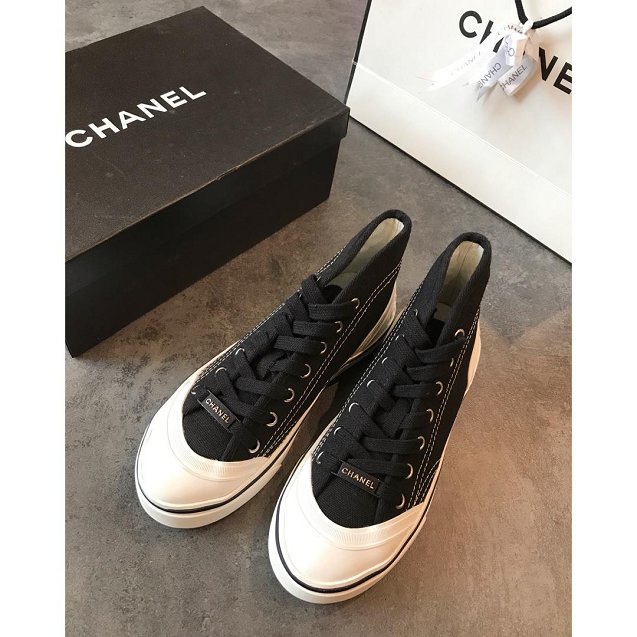 2019 CC denim sneakers G34558 black 