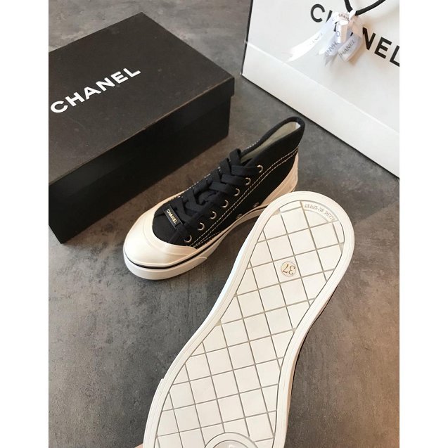 2019 CC denim sneakers G34558 black 