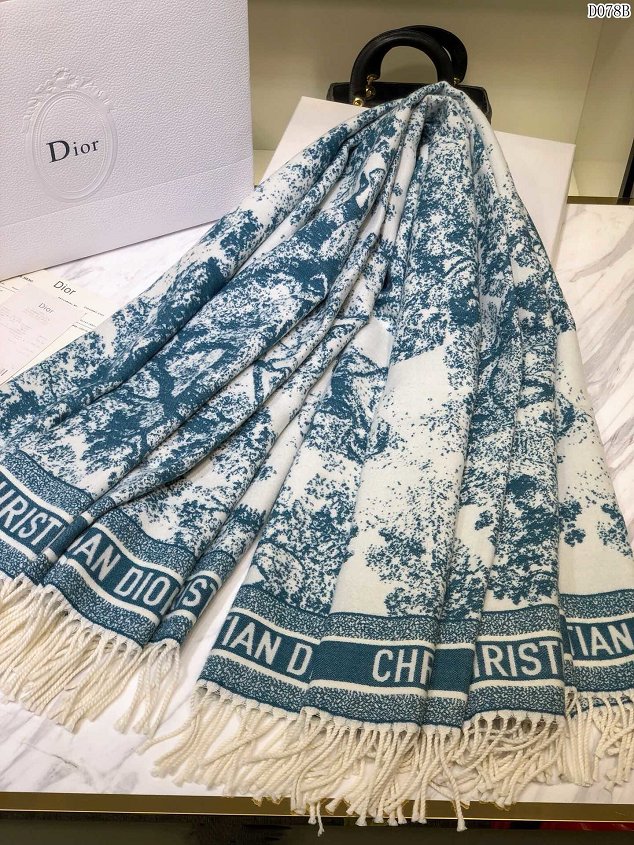 2020 Dior top quality cashmere blanket D133 green