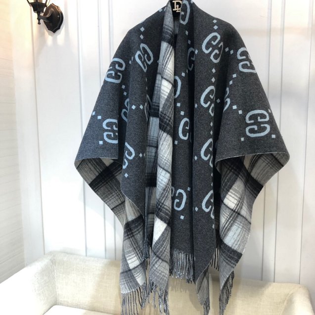 2020 GG top quality cashmere blanket G370 grey