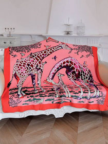 2020 Hermes top quality cashmere blanket H435 pink