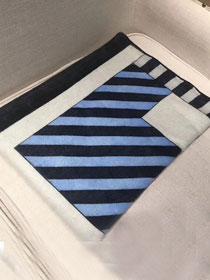 2020 Hermes top quality cashmere blanket H436 blue