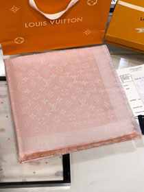 2020 louis vuitton top quality silk scarf L568 pink(small logo)
