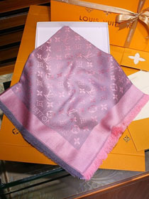 2020 louis vuitton top quality silk scarf L568 pink&grey