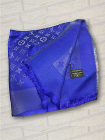2020 louis vuitton top quality silk scarf L568-3 blue