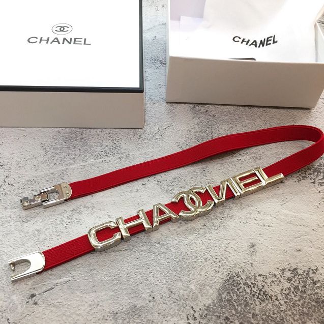 CC original calfskin 20mm belt AA6550 red