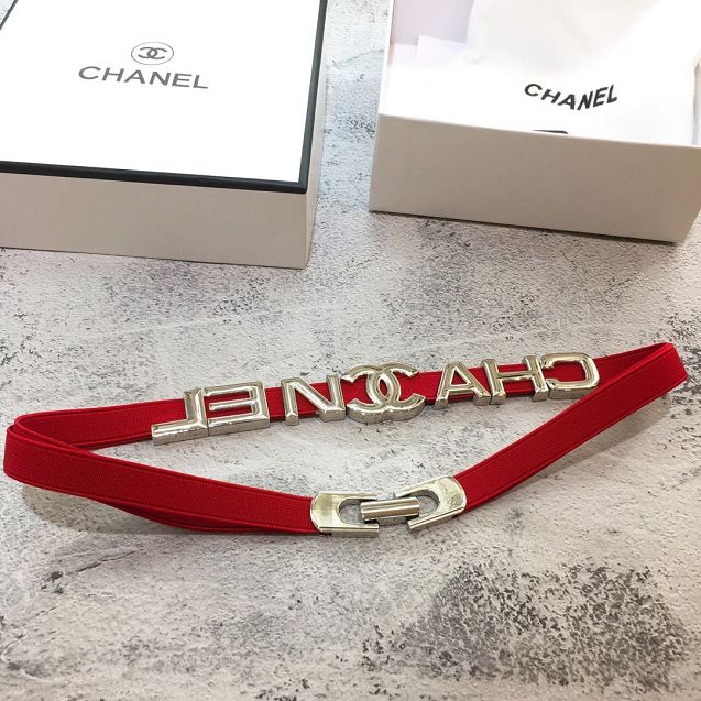 CC original calfskin 20mm belt AA6550 red