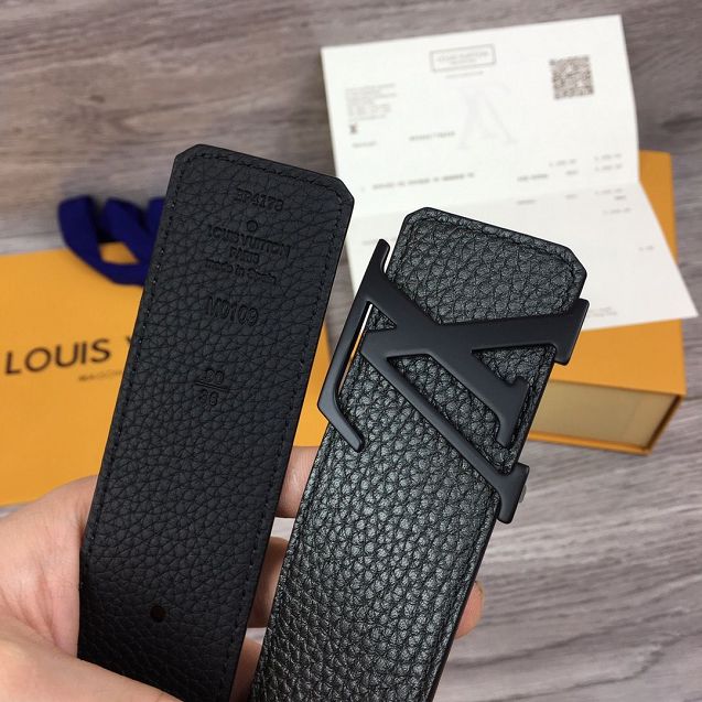 Louis vuitton prism 40mm belt M0166S black