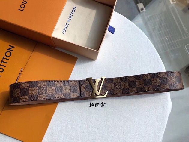 Louis vuitton original damier ebene 40mm belt M0182