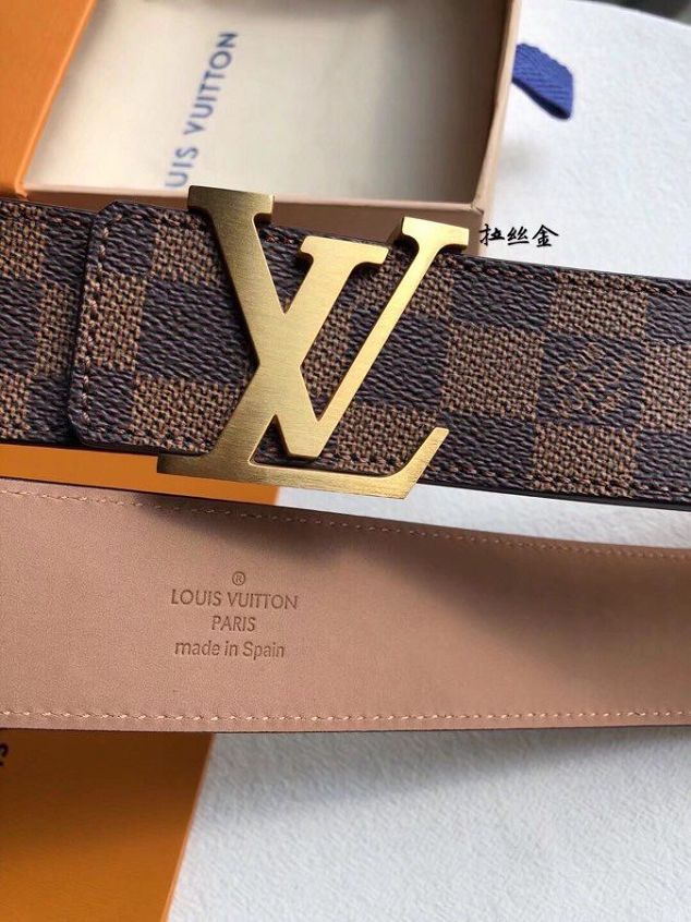 Louis vuitton original damier ebene 40mm belt M0182