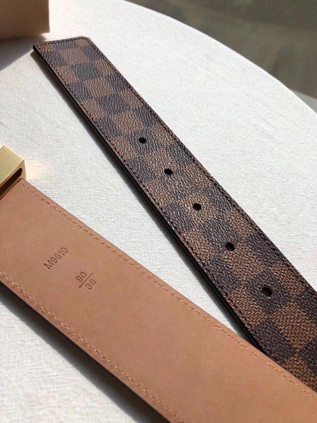 Louis vuitton original damier ebene 40mm belt M0182