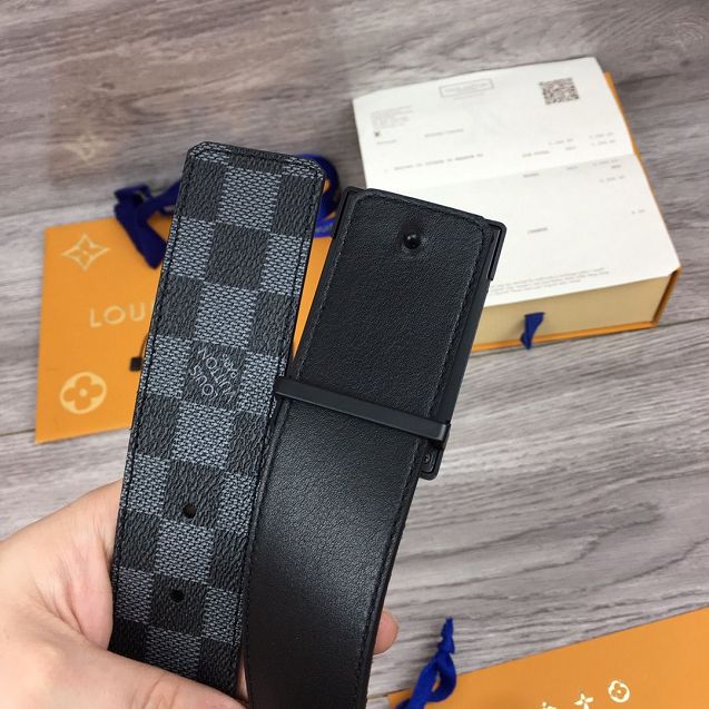 Louis vuitton original damier graphite 40mm belt M0180