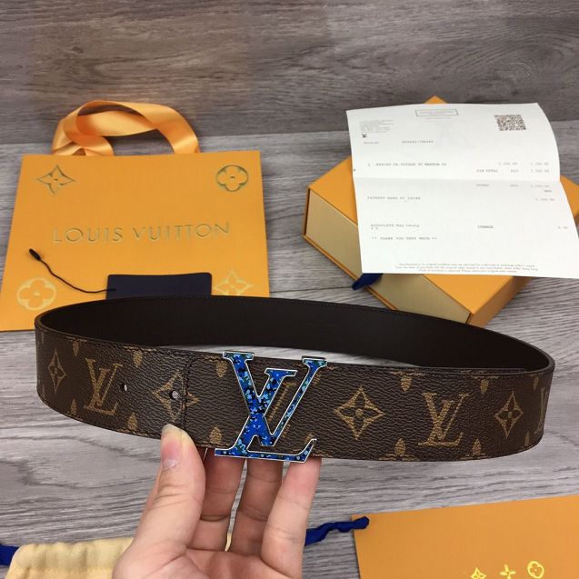 Louis vuitton original monogram canvas 40mm belt M0169