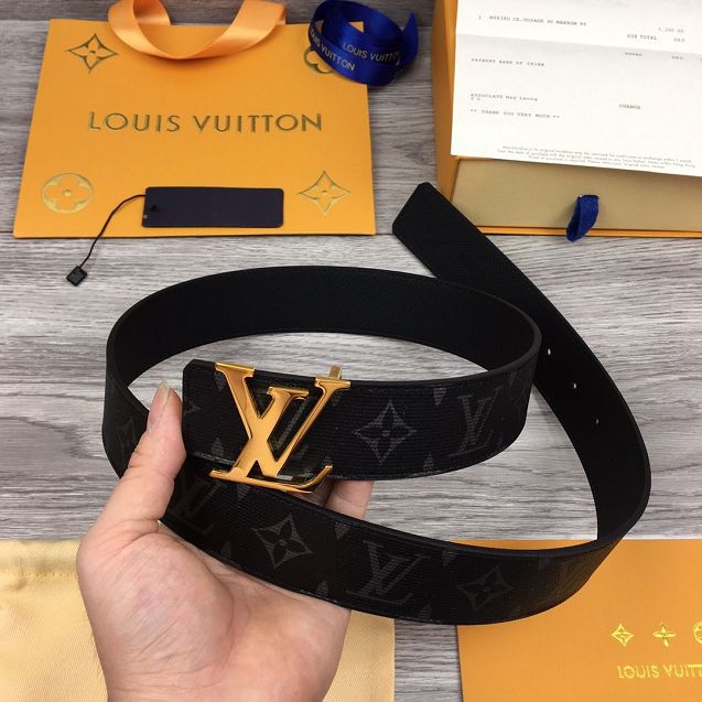 Louis vuitton original monogram canvas 40mm belt M0171