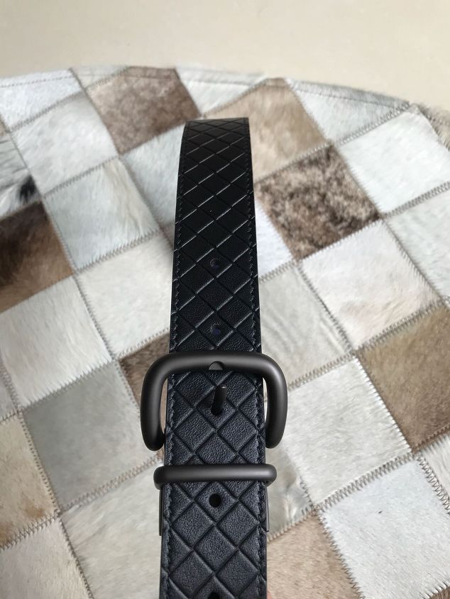 BV original calfskin 35mm belt V0005 black	