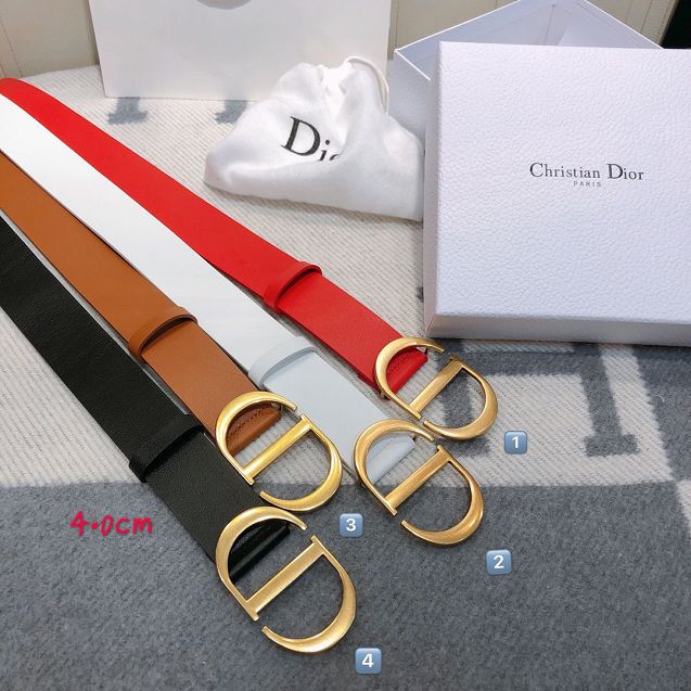 Dior original calfskin 30mm belt DR0006 red