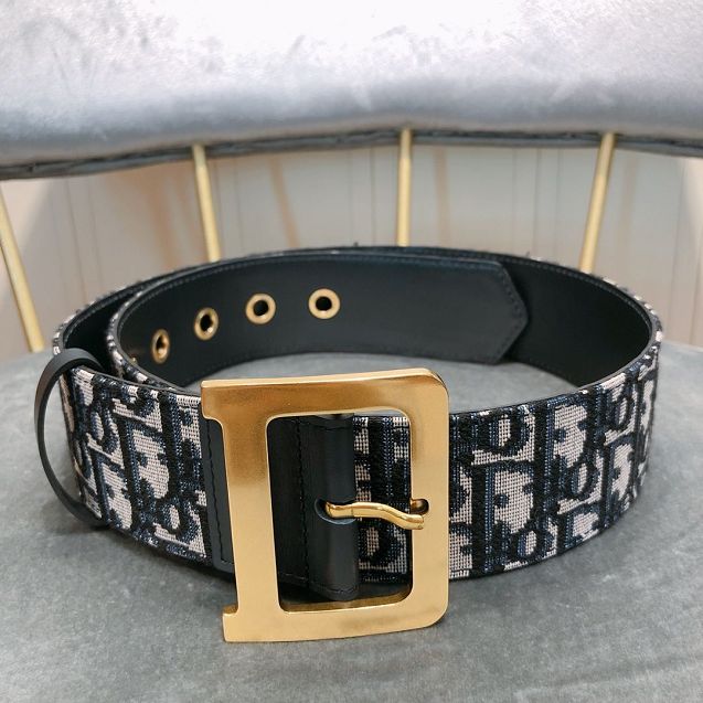 Dior original canvas 35mm belt DR0010 blue