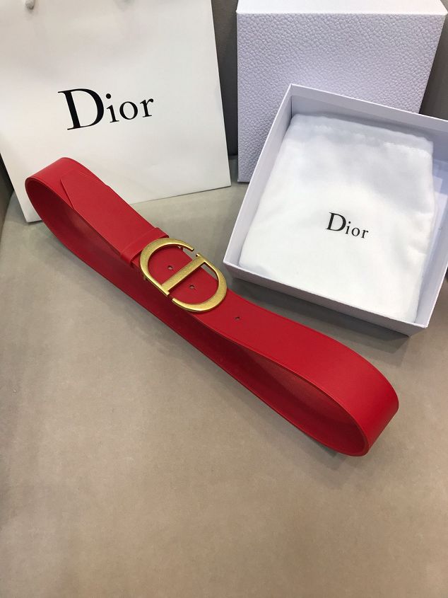 Dior original calfskin 40mm belt DR0008 black	