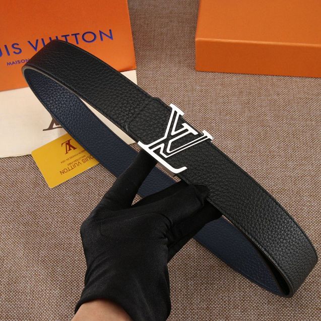 Louis vuitton original calfskin 40mm belt M0197 black