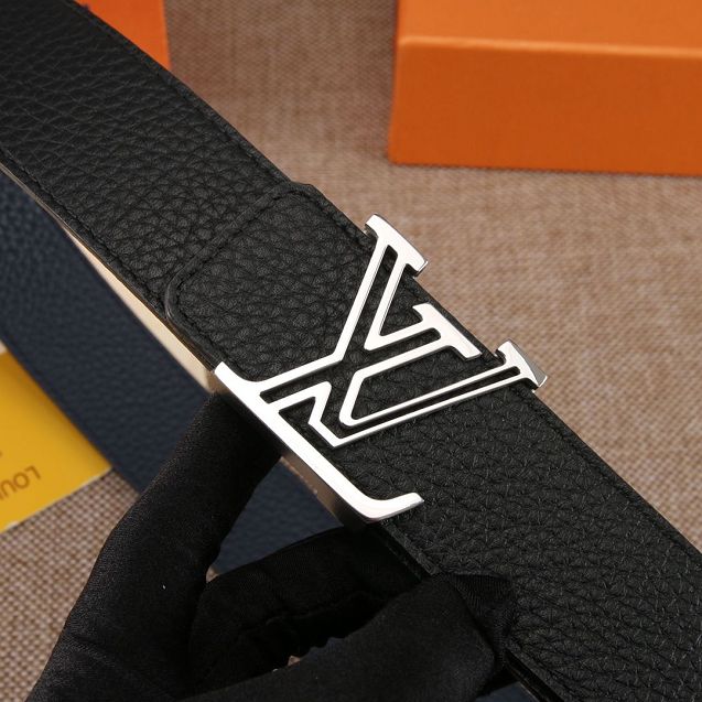 Louis vuitton original calfskin 40mm belt M0197 black