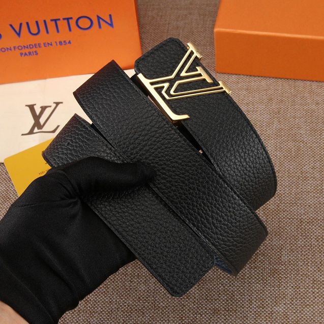 Louis vuitton original calfskin 40mm belt M0197 black