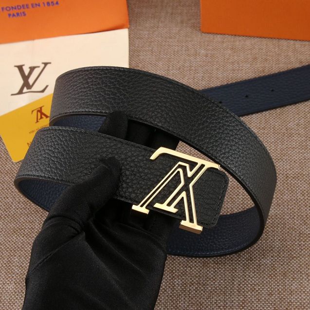 Louis vuitton original calfskin 40mm belt M0197 black