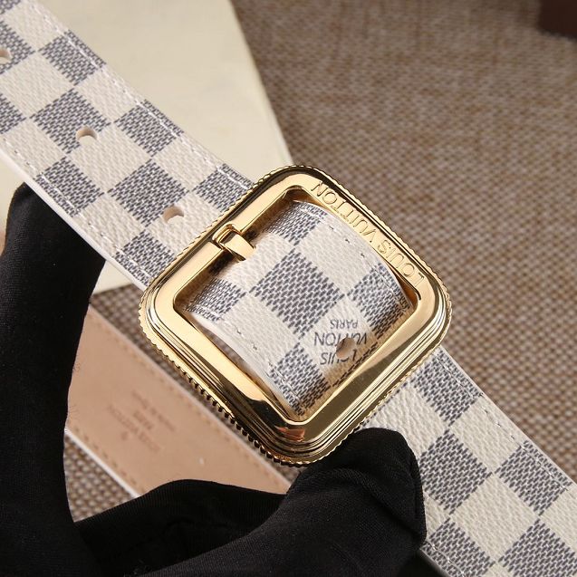 Louis vuitton original damier azur 35mm belt M0208