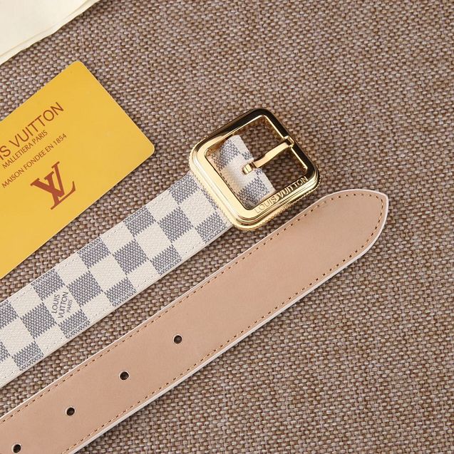 Louis vuitton original damier azur 35mm belt M0208