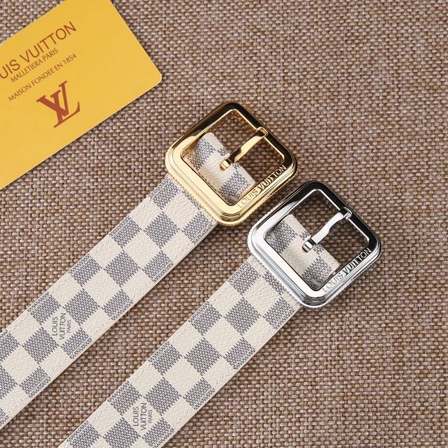 Louis vuitton original damier azur 35mm belt M0208