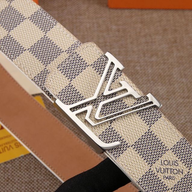 Louis vuitton original damier azur 40mm belt M0201