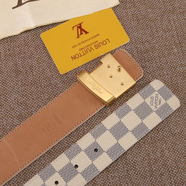 Louis vuitton original damier azur 40mm belt M0201