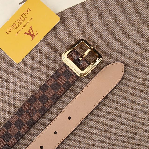 Louis vuitton original damier ebene 35mm belt M0206