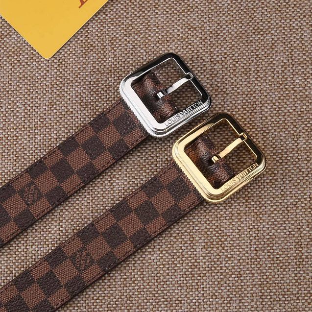 Louis vuitton original damier ebene 35mm belt M0206