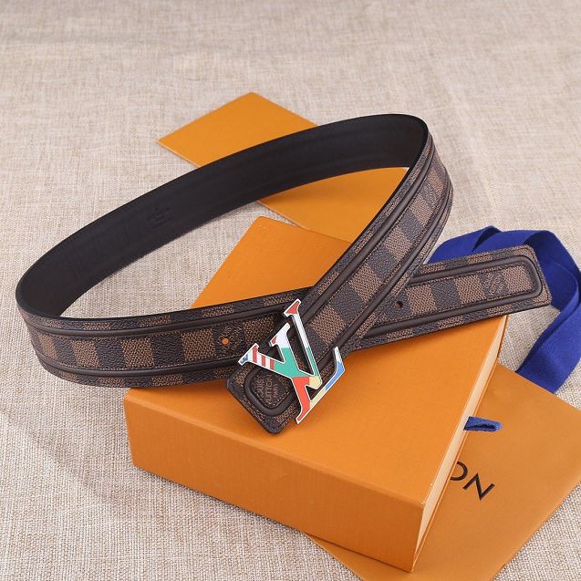 Louis vuitton original damier ebene 40mm belt M0204