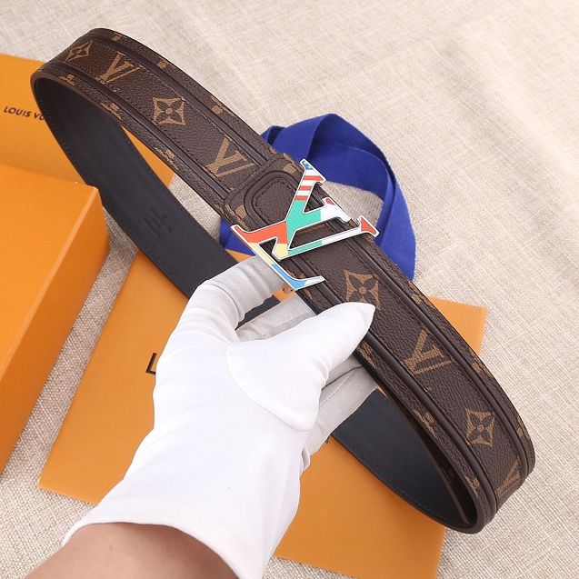 Louis vuitton original monogram canvas 40mm belt M0206