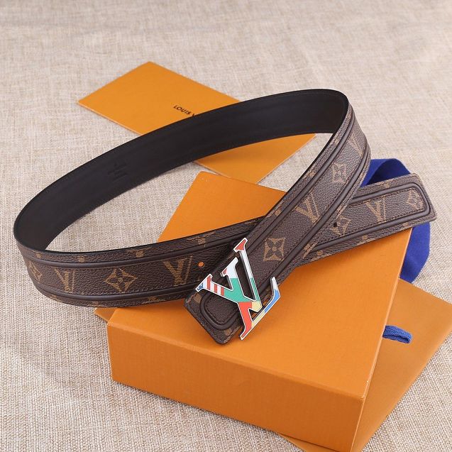 Louis vuitton original monogram canvas 40mm belt M0206