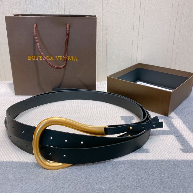 BV original calfskin 50mm belt V0007 black