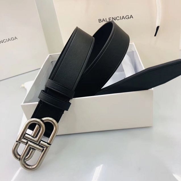 Balenciaga original calfskin 25mm belt B0001