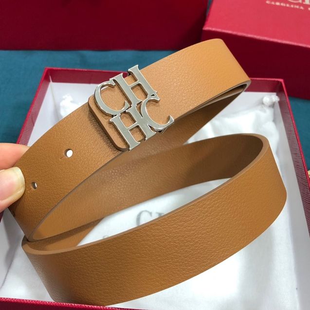 CH original calfskin 30mm belt C0001