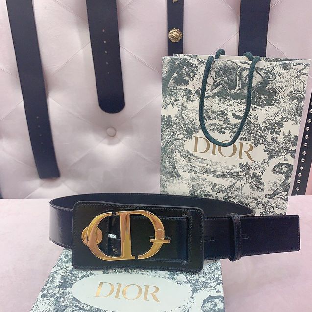 Dior original aged lambskin 45mm belt DR0012 black