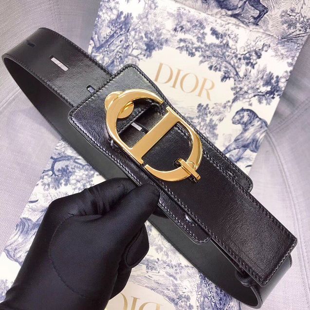 Dior original aged lambskin 45mm belt DR0012 black