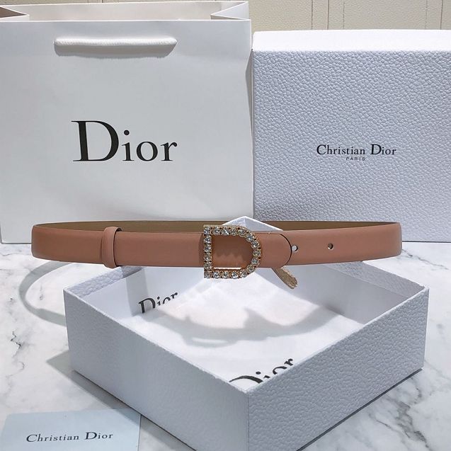 Dior original calfskin 25mm belt DR0015 