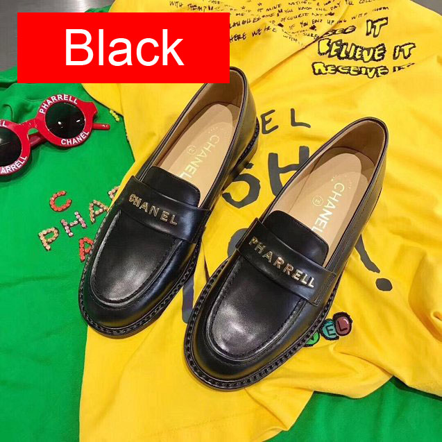 CC original calfskin pharrell loafers G29288 black