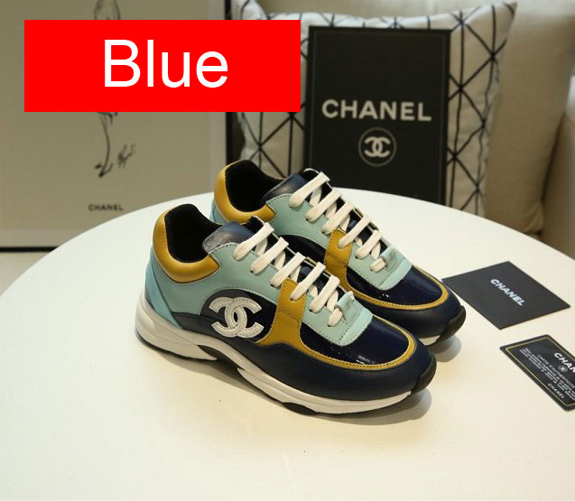 CC original calfskin sneakers G34368 blue