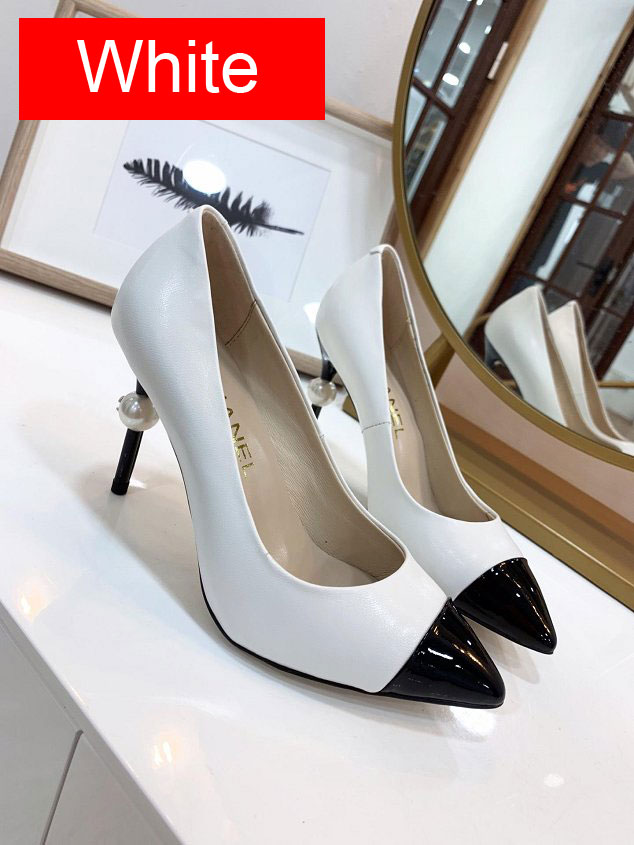 CC original calfskin pumps G34886 apricot