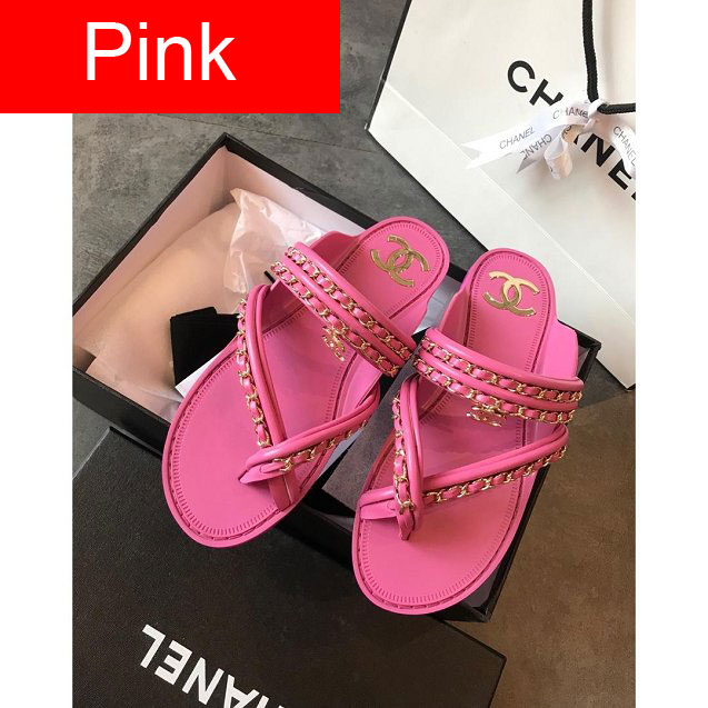 CC original calfskin sandals G34699 pink