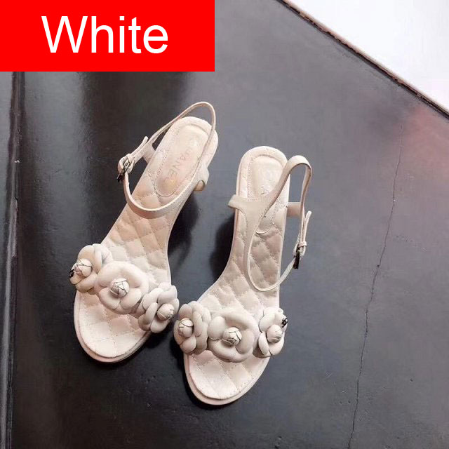 CC original goatskin sandals 70mm heel G34857 white